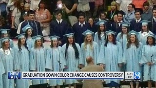 Graduation gown color change causes controversy