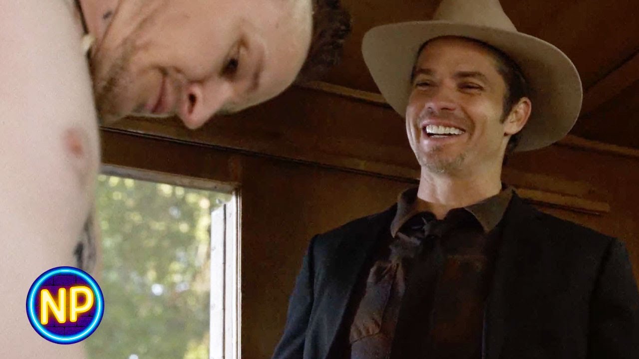 ⁣Raylan Walks in On Dewey's Private Time | Justified Season 2 Episode 3 | Now Playing