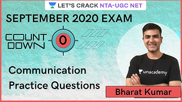 Communication Practice Questions | NTA UGC NET | Kumar Bharat
