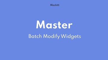 Master | Mockitt Tutorial