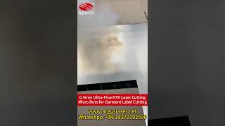 Ultra-Fine Laser Cutting 0.4Mm Micro Dots For Garment Label Perfection