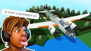 картинка: Я построил BOMBER V2 в разделе «ПОСТРОЙ ЛОДКУ» Смешные моменты Мемы