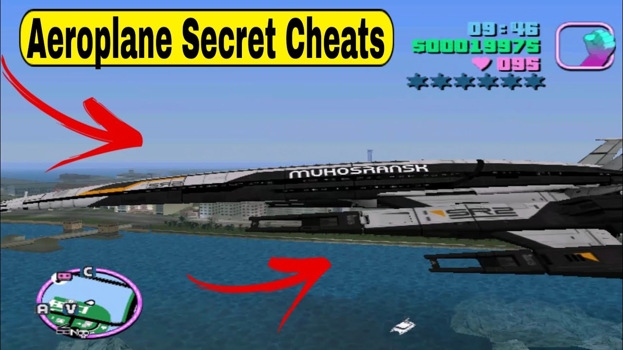 Gta Vice City Muhosransk SR 2 Aeroplane Mode Cheats 💯 Working Shakir