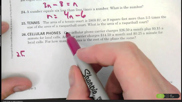 5.2 - Pre-Algebra - Day 2 - Homework