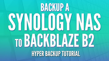 Backup a Synology NAS to Backblaze B2 using Hyper Backup! (Tutorial)