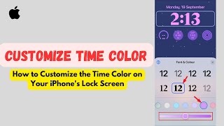 How to Customize the Time Color on Your iPhone's Lock Screen screenshot 4