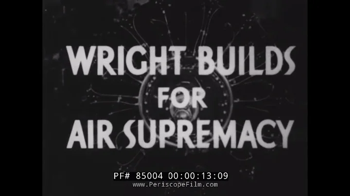 1942 CURTISS WRIGHT AIRCRAFT ENGINE PROMOTIONAL FI...