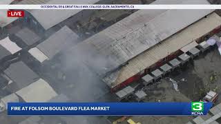 Live | Fire at Folsom Boulevard Flea Market