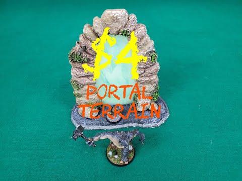 $4 Portal Terrain - Thrifted Terrain Episode 1 - Cheap and Easy Wargaming Terrain