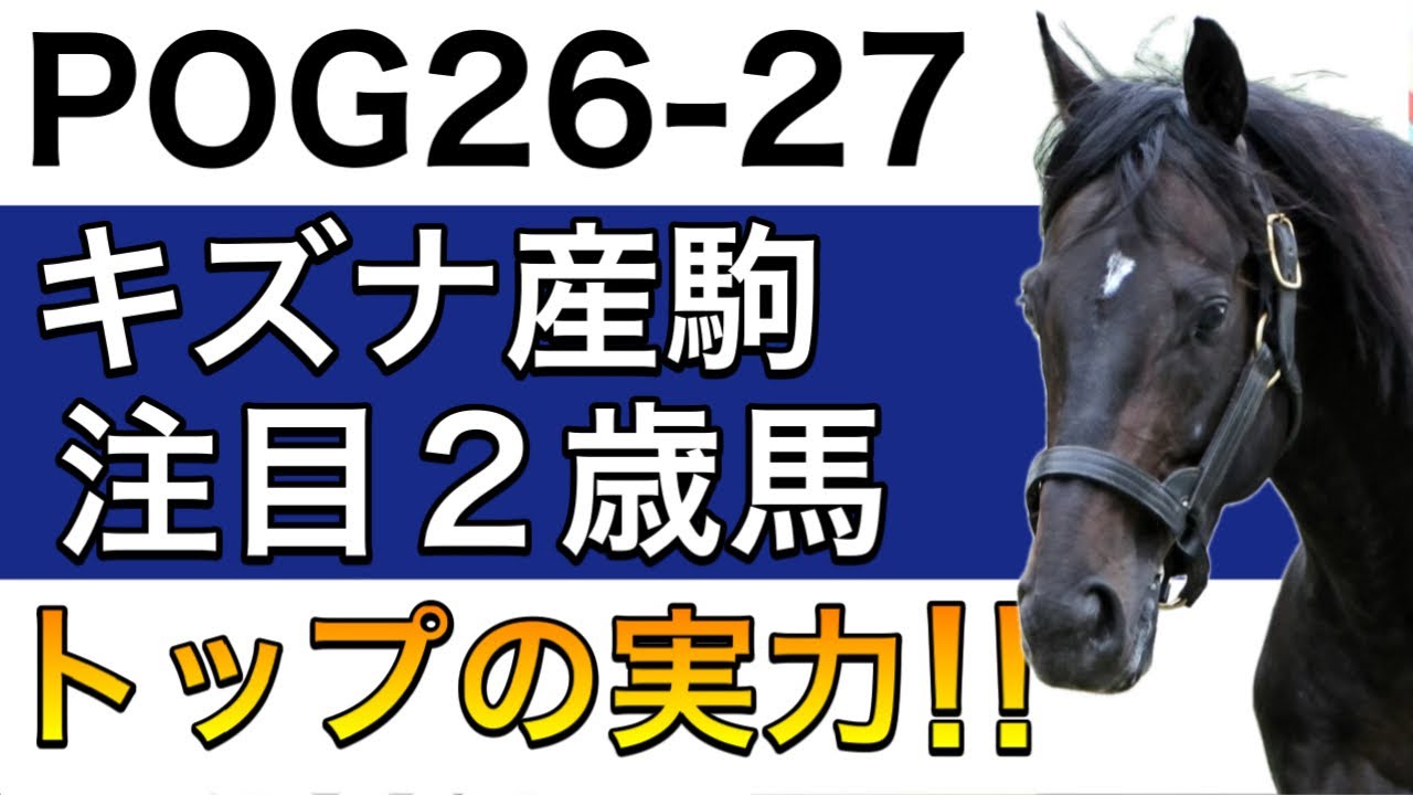 POG/26-27] List of promising 2-year-old horses sired by Kizuna