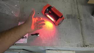 Flashlights sure have come a long way. This rechargeable  6000 Lum Light Really Lights Up The Night.