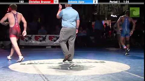 182 lbs. 7th - Christian Brunner (IL) vs. Antonio ...