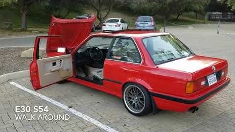 E30 S54 Walk Around