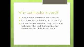 Constructor & their types & Destructor