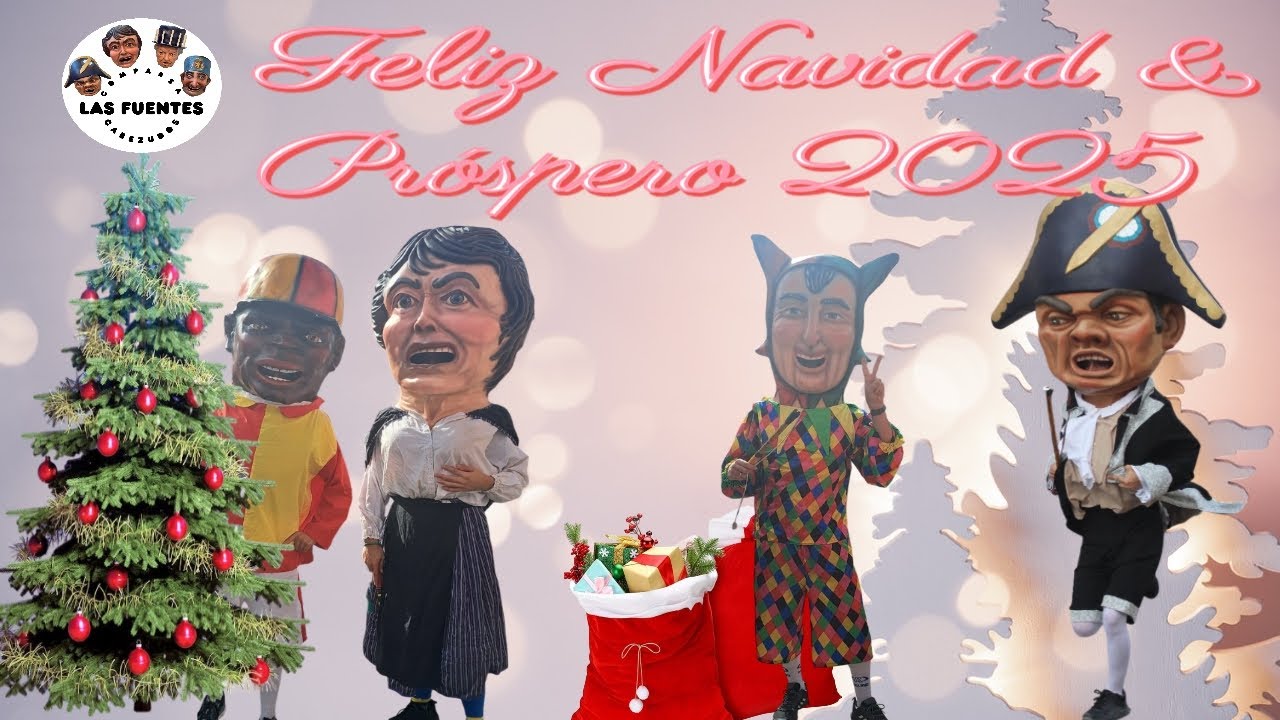 LOS CABEZUDOS DE LAS FUENTES OS DESEAN ⛄🎁 ¡¡FELIZ NAVIDAD!! 🎄🎅🏻