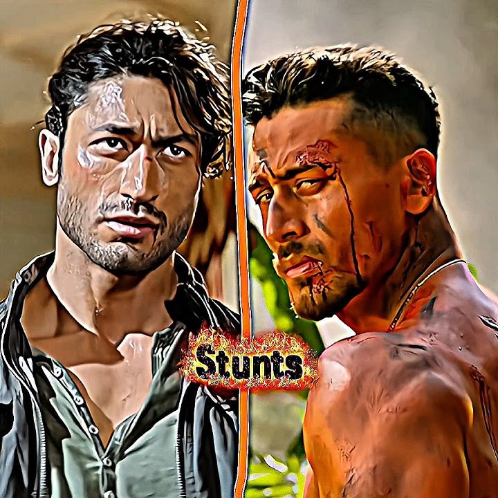 Tiger Shroff VS vidyut jamwal amazing stunt