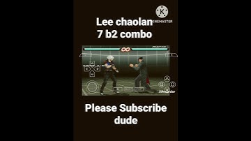 Lee Chaolan b2 combo #tekken6