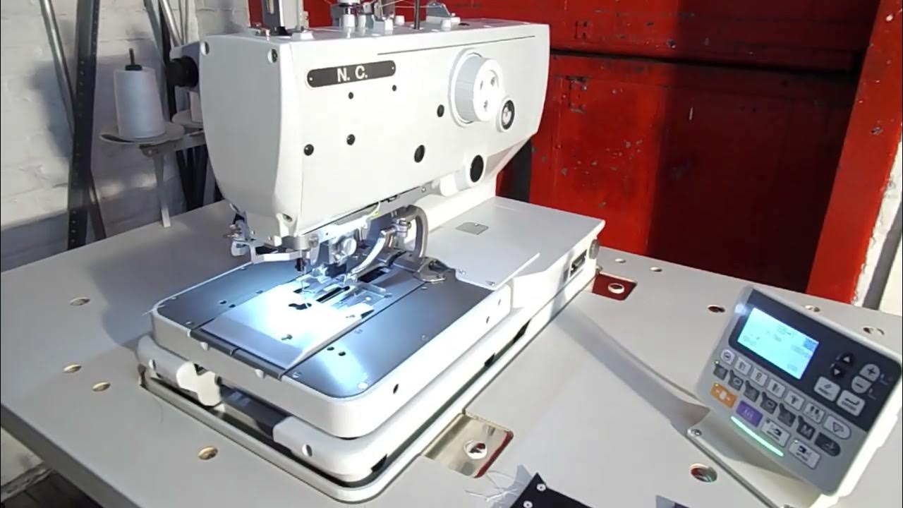 How To Keyhole Buttonhole Sewing Machine ( Fully Automated ) + How To
