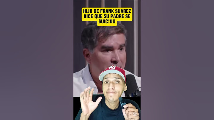 📍HIJO DE FRANK SUAREZ, DICE ESTAR  SEGURO DE QUE  SU PADRE SE SU!C!D0....😱👀🔥 #molusco #entrevista