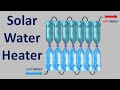 How to make a solar water heater at home  - A Study