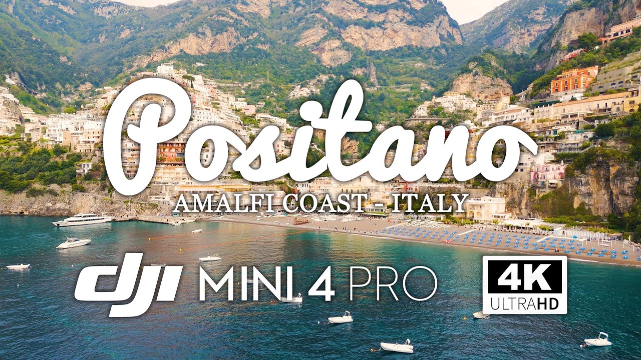 POSITANO - AMALFI COAST - ITALY - DJI MINI 4 PRO - 4K FOOTAGE