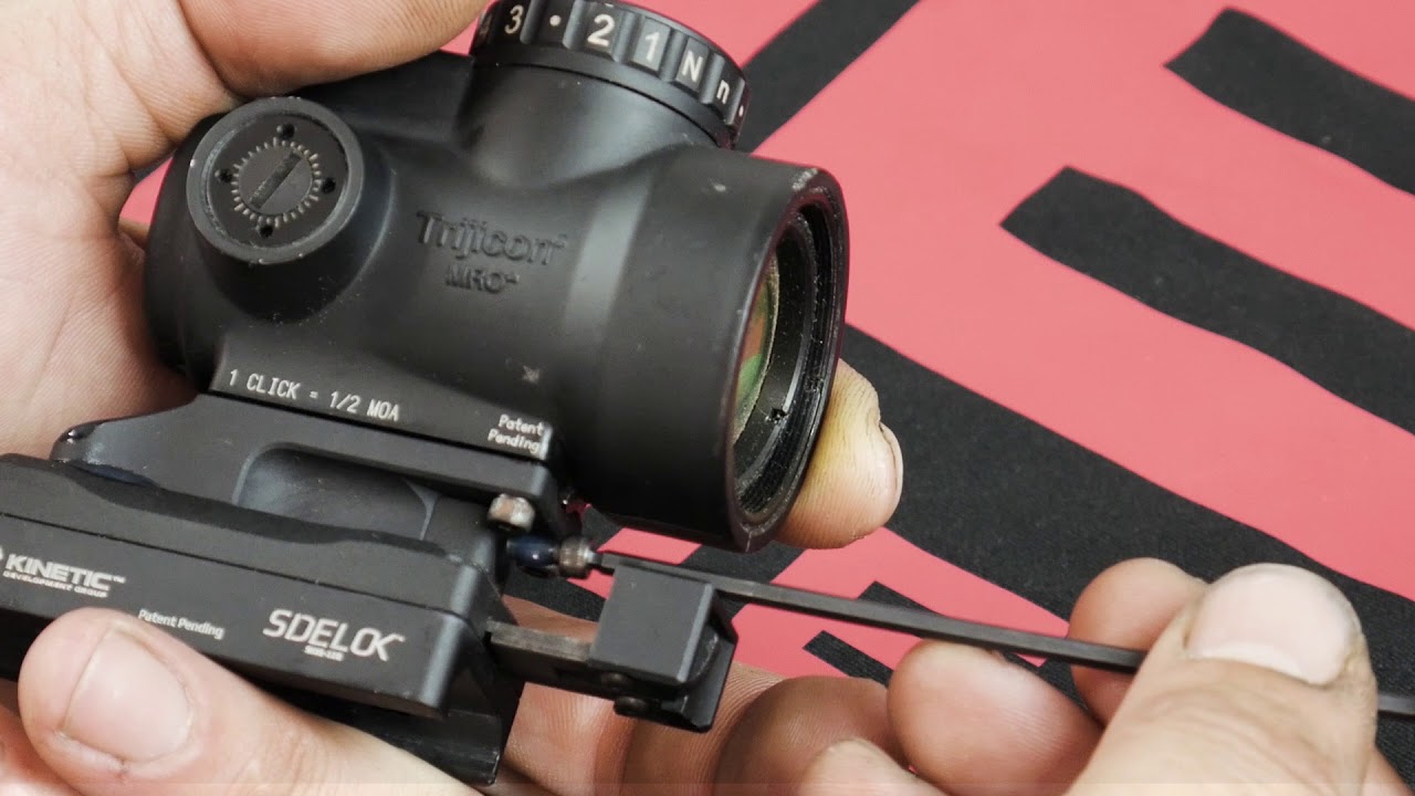 Sidelok Trijicon MRO Mount Lower 1/3 Co-witness Instructions