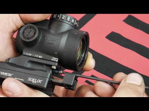 実物 KINETIC Trijicon MRO Mount SIDELOK - Trijicon MRO Mount - Lower 1/3 Co-witness