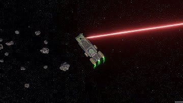 Laser beam weapon using Unity Shader Graph, Line Renderer and Particle System
