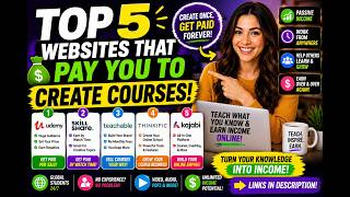“5 Websites That Pay You To Create Courses” #workfromhome #remotework #ai #viralvideo #entrepreneur