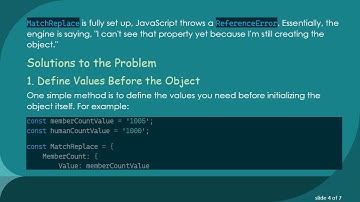 How to Fix a ReferenceError in JavaScript When Creating Objects with Dependencies