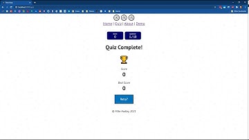 SP21 Web Apps: 13 - Building the React Quiz - Game, Stats and EndScreen