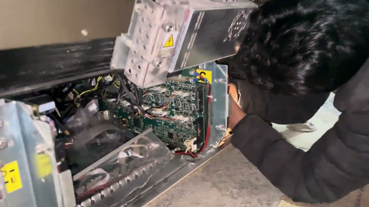 Sortex Buhler S6 injector change process how to change injector of sortex #sortex #injector 