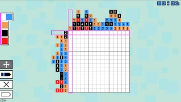 Pic-a-Pix Color 2🧩:  Level 114