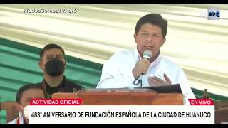 Video que la prensa mermelera e inepta no transmite. CASTILLO EN HUANUCO