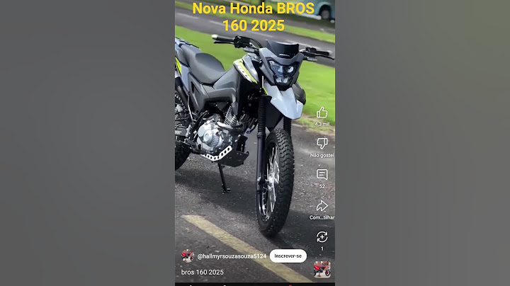 nova Honda BROS 160 2025