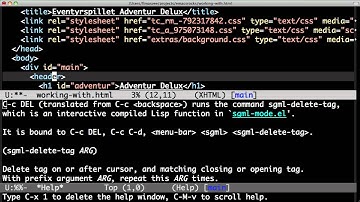 Emacs Rocks! Episode 12: Working with HTML