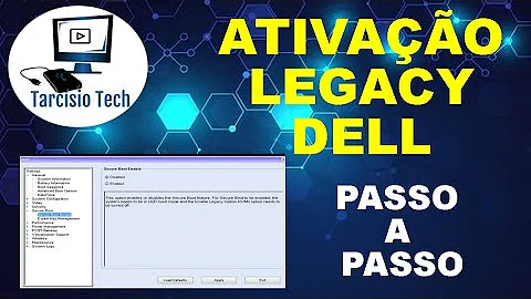 Como mudar o boot de UEFI para Legacy?