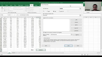 Excel Tutorial; Multiple Non Linear Regression