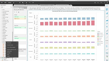 SAP BW Data blending MDX and Governed SQL