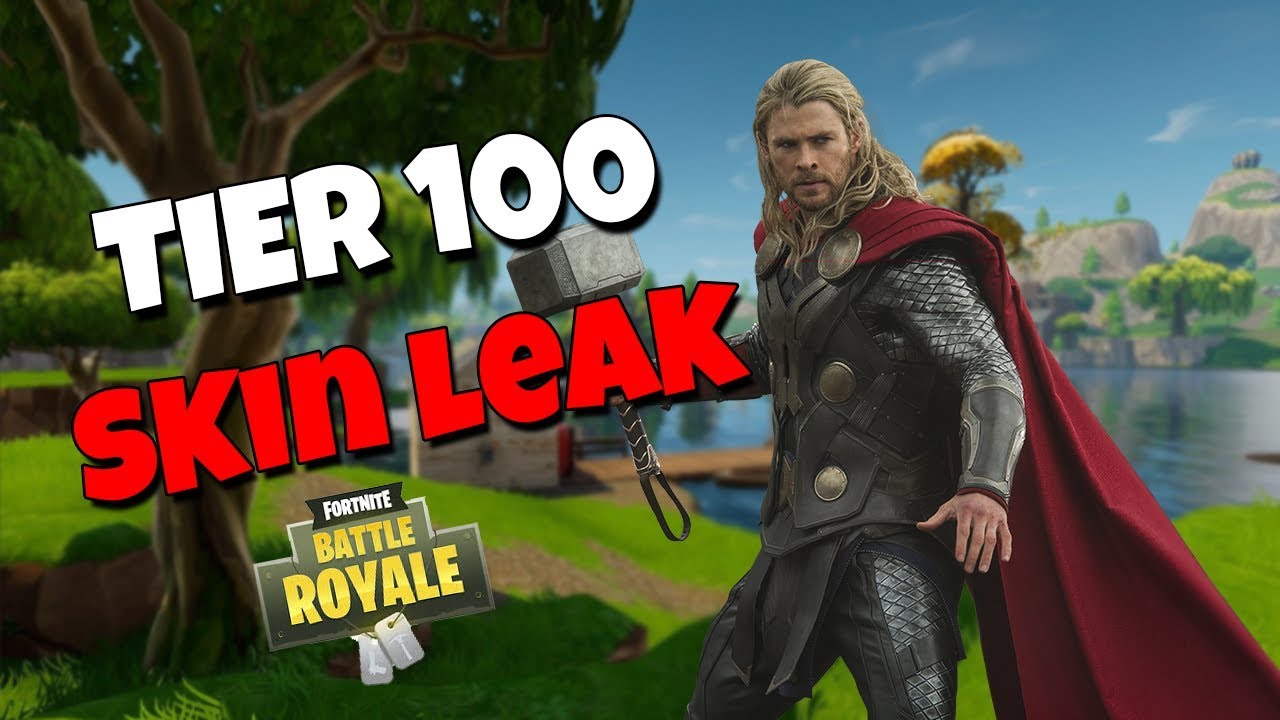 Season 4 Tier 100 Skin Leaked Thor Fortnite Battle Royale Leak