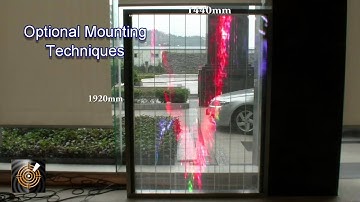 ICE LED GLass Screen P10mm Demo Panel