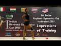 1st Indian Rhythmic Cup Hyderabad 2019 - Training Impressions