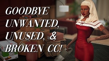 how to clean out your Sims 4 mods folder (build cc edition) || Sims 4 tray importer tutorial