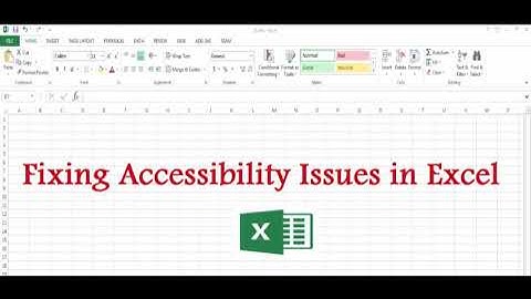 Excel Trick | Accessibility Issues | MastTubeFun