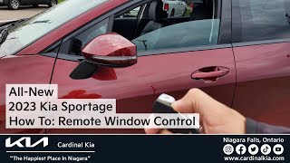 Famous All-New 2023 Kia Sportage | How To Use Your Remote Window Control! Net Worth