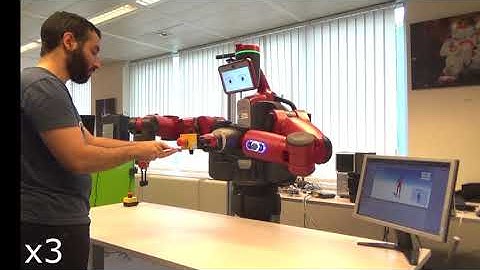 BruBotics VUB demo: collaborative robots to improve ergonomics