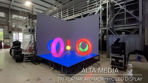 [ALTA MEDIA] TRI-PLANAR ANAMORPHIC LED DISPLAY POC