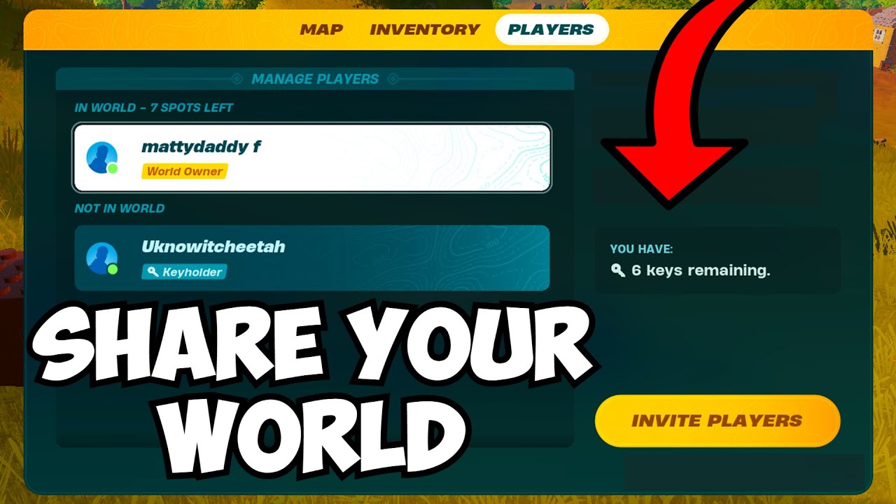 How To Share Worlds with Friends in Lego Fortnite! (Play When Your