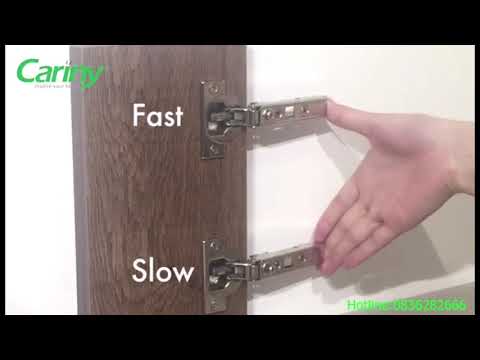 Video Bản Lề Thép Mạ Cariny Eclip C27 New Cải Tiến Vượt Trội - youtube