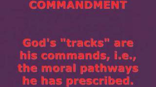 Commandment Vs Sin